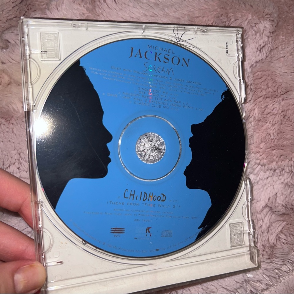 Michael Jackson CD - vintage pop 80’s music “Scream” “Childhood” albums